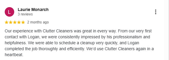 Laurie's Google Review